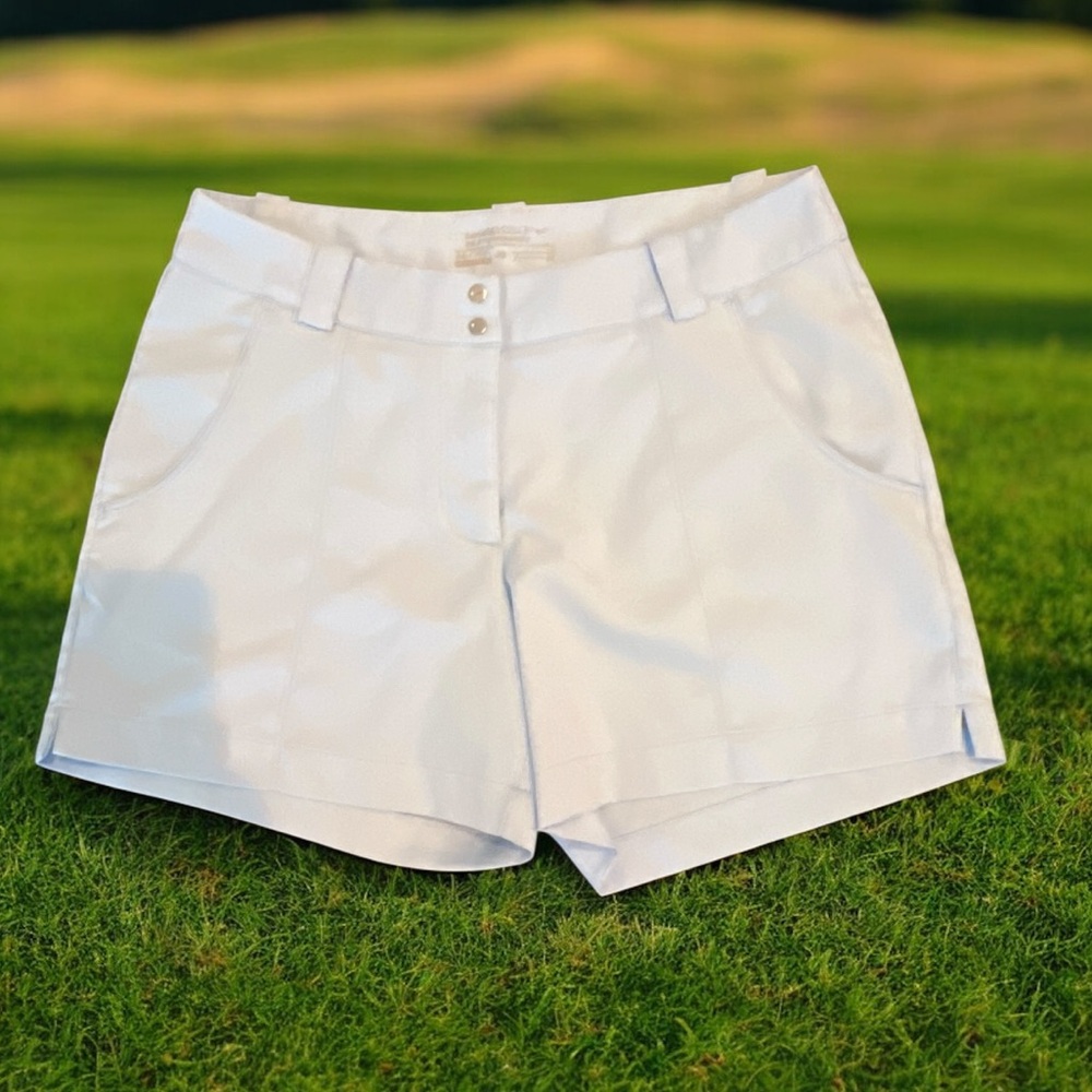 Nike Golf Tour‎ Performance Shorts Womens 6 Baby Blue Dri-Fit Stretch